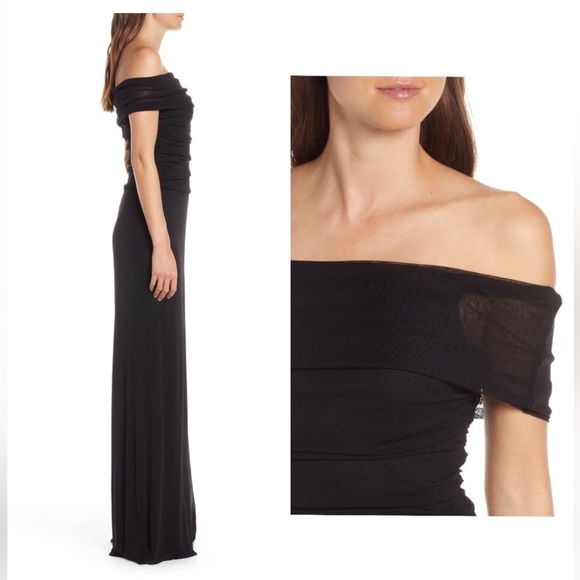 Eliza J Off the shoulder jumpsuit size 0 - Picture 7 of 7